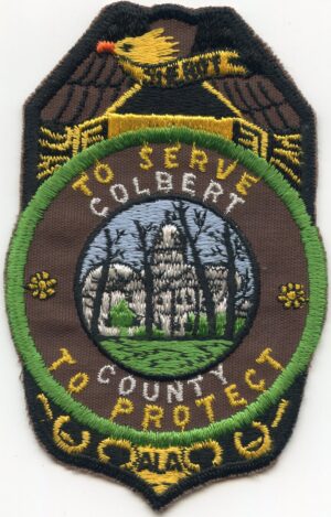 Colbert County Alabama Vintage Sheriff Patch