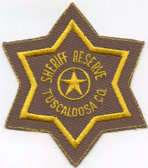 Tuscaloosa County Alabama Reserve Sheriff Patch