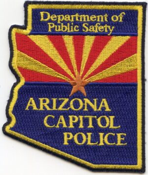 Arizona State Shaped Capitol Police Patch