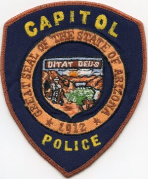 Arizona State Capitol Vintage Police Patch