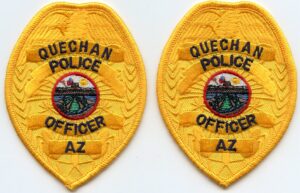 Yuma Arizona Quechan Indian Tribal Police Patches