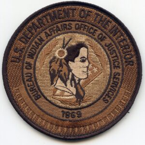 Bureau of Indian Affairs Velcro Police Patch