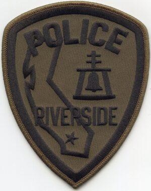 Riverside California Subdued Police Patch