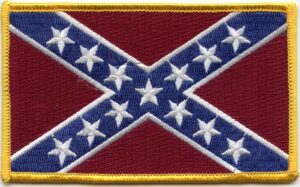 Civil War Confederate Flag Patch