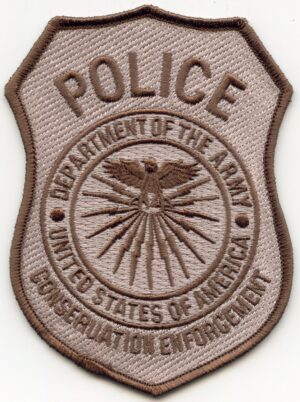 Army Conservation Enforcement Military Police Patch