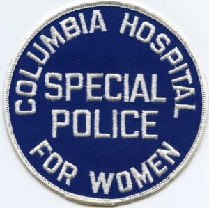 DC Columbia Hospital For Women Special Police Patch