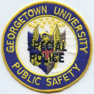 Washington DC Georgetown University Special Police Patch