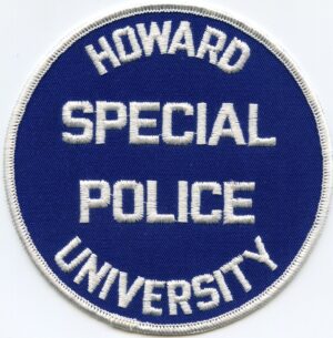Washington DC Howard University Special Police Patch