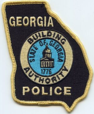Georgia State Shaped Building Authority Police Patch