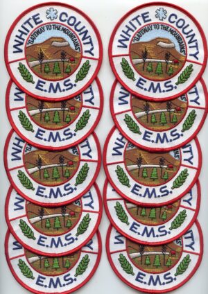 GA White County Georgia EMS Fire Patch Lot