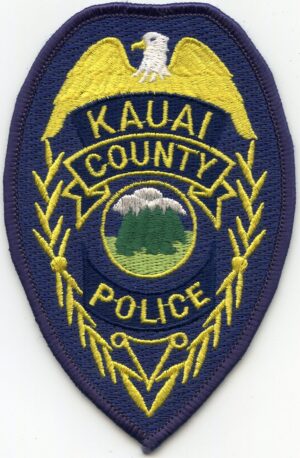 Kauai County Hawaii Police Patch