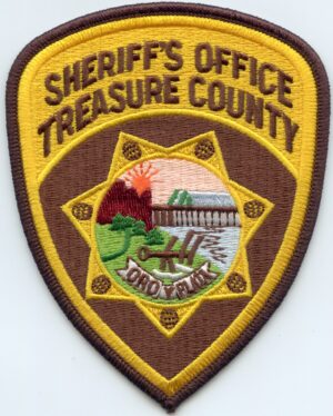 Treasure County Montana Sheriff Patch