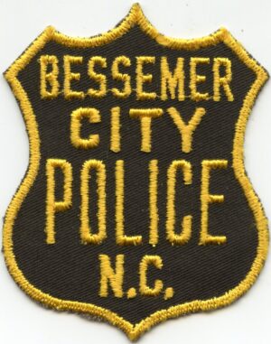Bessemer City NC Vintage Police patch