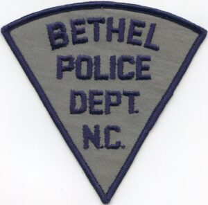 Bethel NC Gray Triangle Police Patch