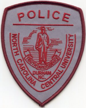 North Carolina Central University Police Patch