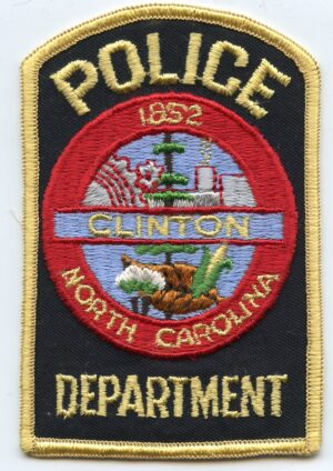 Clinton NC Vintage Police Patch