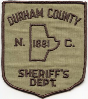 Durham County NC Vintage Sheriff Patch