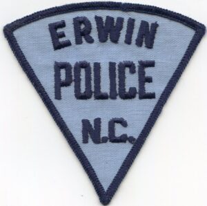 Erwin NC Vintage Police Patch