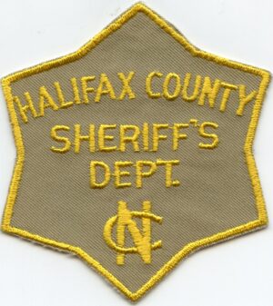 Halifax County NC Vintage Sheriff Patch