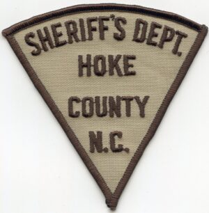 Hoke County NC Vintage Sheriff Patch