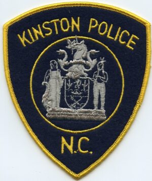 Kinston NC Felt Vintage Police Patch