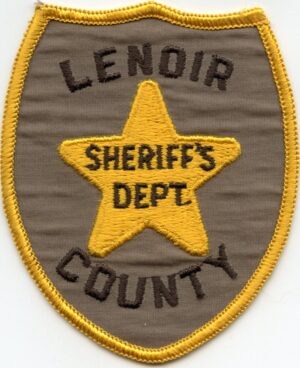 Lenoir County NC Vintage Sheriff Patch