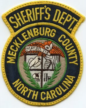 Mecklenburg County NC Sheriff Patch