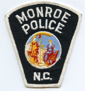 Monroe NC Vintage Police Patch