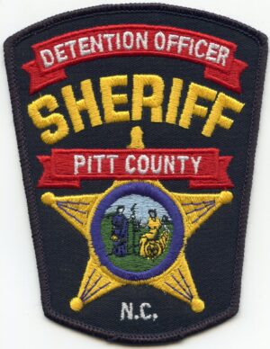 Pitt County NC Detention DOC Sheriff Patch