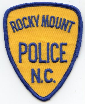 Rocky Mount NC old yellow Police Patch