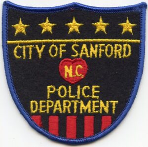 Sanford NC felt Police Patch