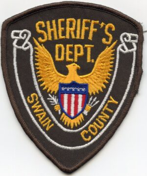 Swain County NC stock eagle Sheriff Patch