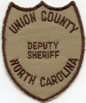 Union County NC Vintage Deputy Sheriff Patch