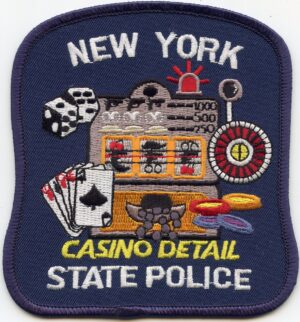 New York State Police Casino Detail Patch