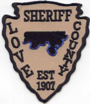 Love County Oklahoma Sheriff Police Patch