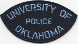 University of Oklahoma felt Campus Police Patch