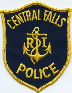 Central Falls Rhode Island Police Patch