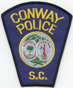 Conway Police Vintage Patch - SC State Seal (NOS)