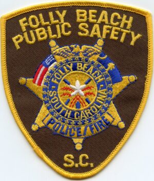 Folly Beach South Carolina Police & Fire Patch