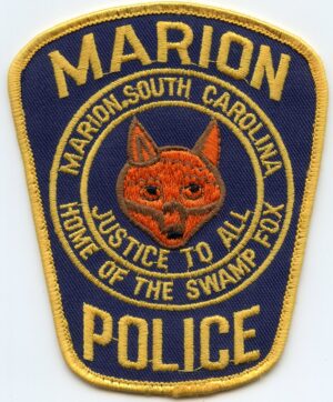 Marion SC Police Patch - Home of The Swamp Fox