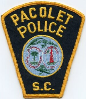 Pacolet South Carolina Vintage Police Patch
