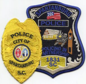 Spartanburg South Carolina Police Patch