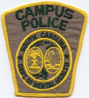 SC Dept of Mental Health Campus Police Patch Vintage (Used)