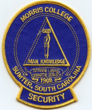 Sumter South Carolina Morris College Security Police Patch