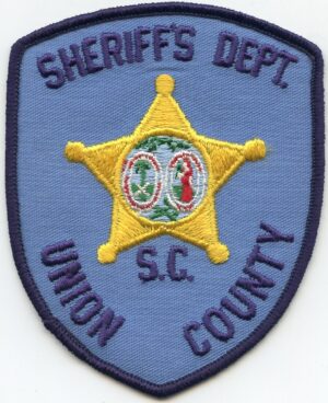 Union County SC Vintage Sheriff Patch