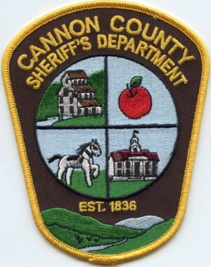 Cannon County Tennessee Sheriff Patch