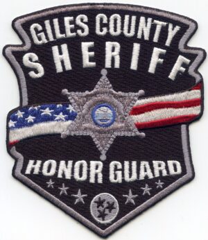 Giles County Tennessee Honor Guard Sheriff Patch