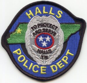 Halls Tennessee Police Patch