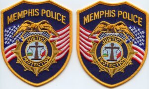 Memphis Tennessee Mirror Image Set Police Patches