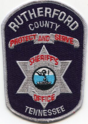 Rutherford County Tennessee Vintage Sheriff Patch